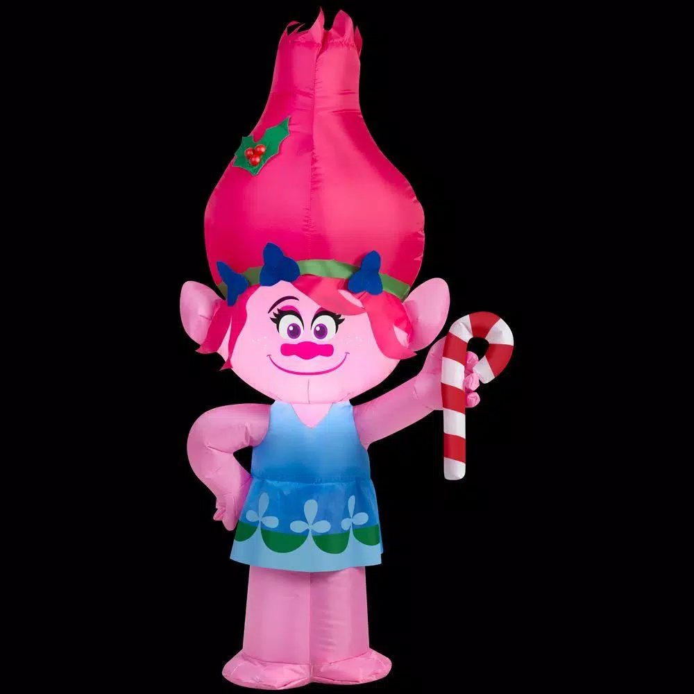 Outdoor Christmas Decorations Home Accents Holiday 21.65 In. W X 12.99 In. D X 42.13 In. H Lighted Inflatable Poppy With Candy Cane 7 Outdoor Christmas Decorations Home Accents Holiday 21.65 In. W X 12.99 In. D X 42.13 In. H Lighted Inflatable Poppy With Candy Cane - Image 5