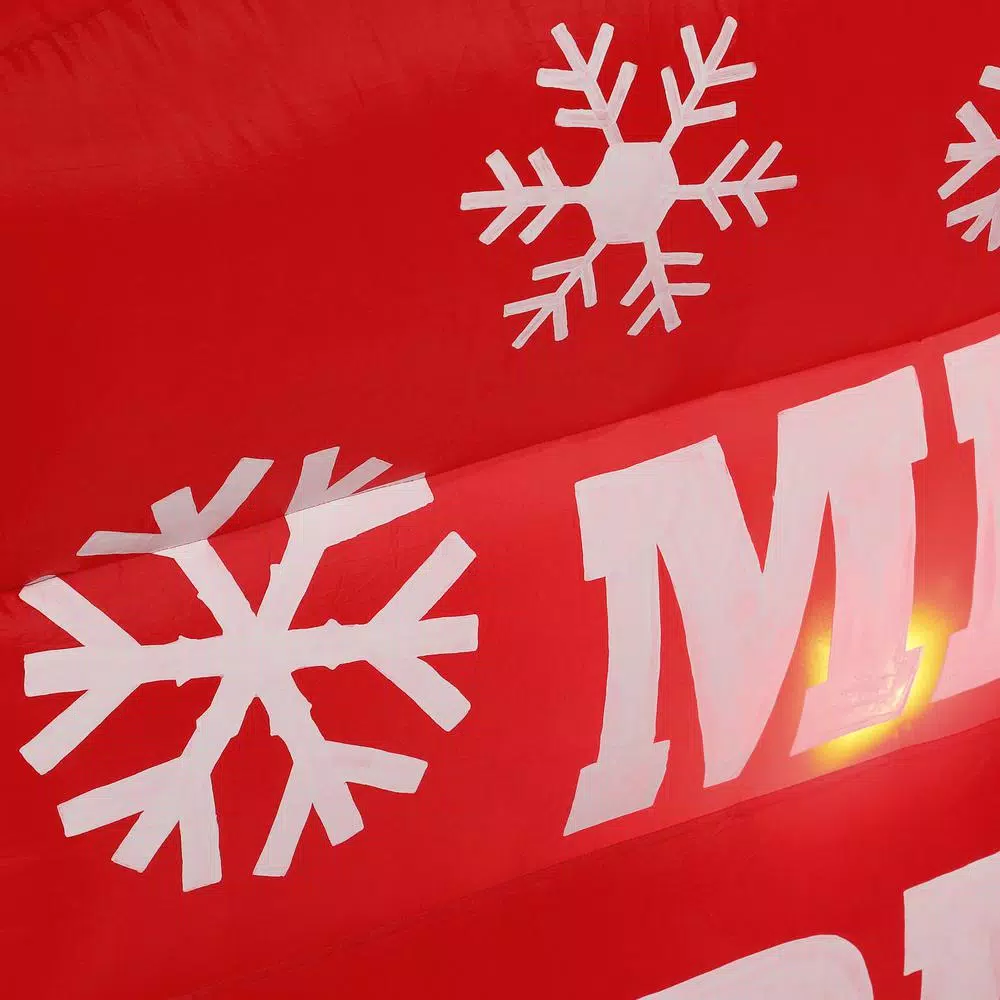 Outdoor Christmas Decorations Home Accents Holiday 16 Ft. Inflatable Santa On Airplane 4 Outdoor Christmas Decorations Home Accents Holiday 16 Ft. Inflatable Santa On Airplane - Image 2