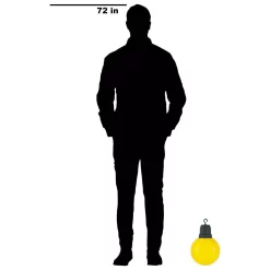 Christmas Lights Home Accents Holiday 13 In. Light-Up Christmas Yellow Ornament -Home Accents shop home accents holiday christmas novelty lights 8211 13686 76 1000