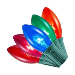 Christmas Lights Home Accents Holiday 25-Light Multi-Incandescent C9 Lights (Set Of 2)