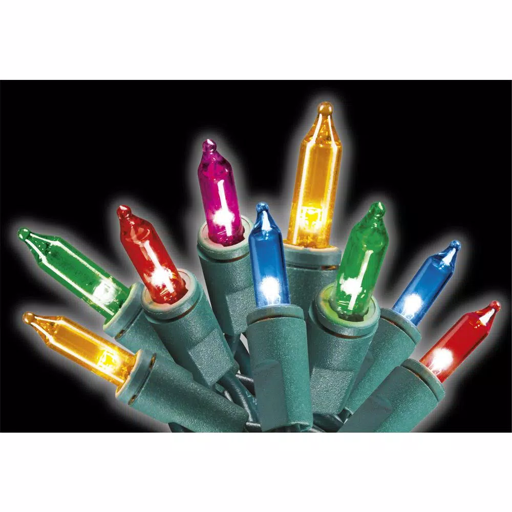 Christmas Lights Home Accents Holiday 300-Light Heavy-Duty Incadescent Mini Multi-Color Christmas String Lights (Set Of 6) 3 Christmas Lights Home Accents Holiday 300-Light Heavy-Duty Incadescent Mini Multi-Color Christmas String Lights (Set Of 6)