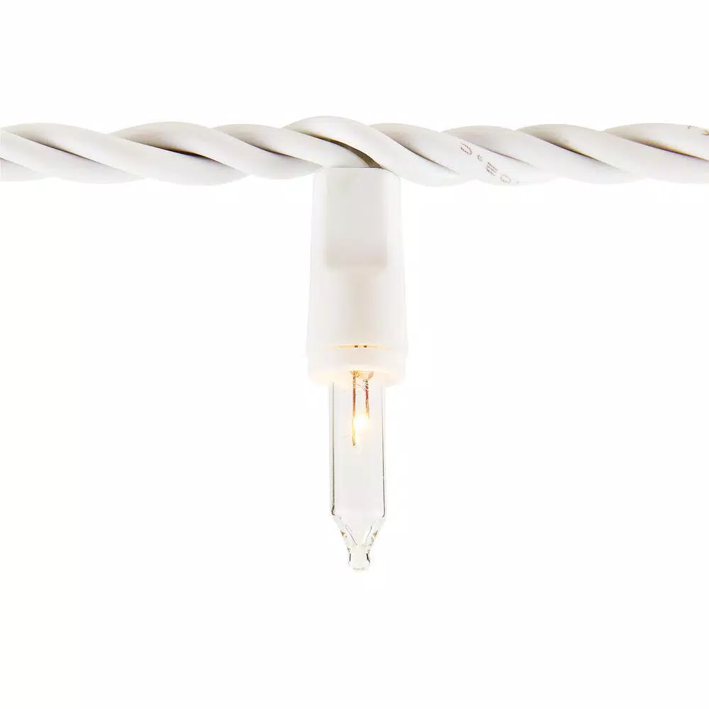 Christmas Lights Home Accents Holiday 150-Light Clear String-to-String White Wire Light Set 5 Christmas Lights Home Accents Holiday 150-Light Clear String-to-String White Wire Light Set - Image 3