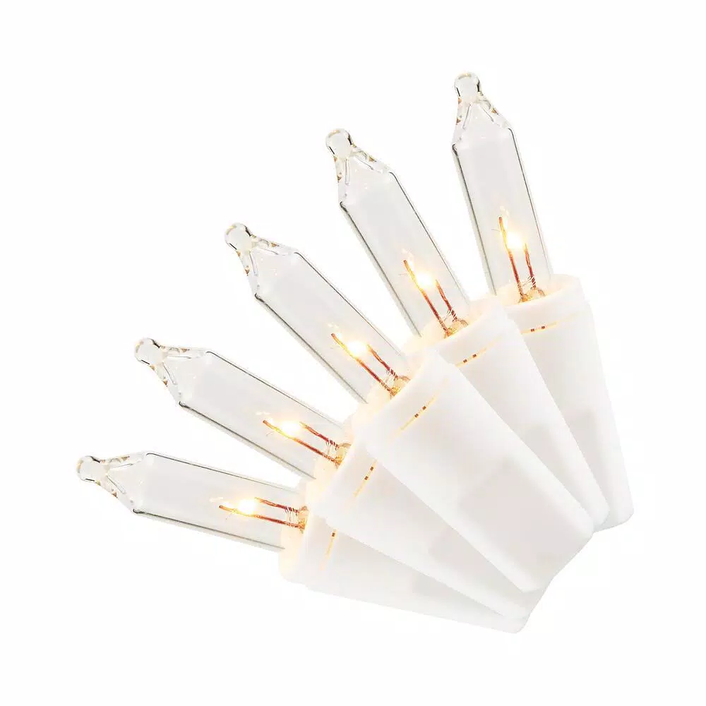 Christmas Lights Home Accents Holiday 150-Light Clear String-to-String White Wire Light Set 3 Christmas Lights Home Accents Holiday 150-Light Clear String-to-String White Wire Light Set