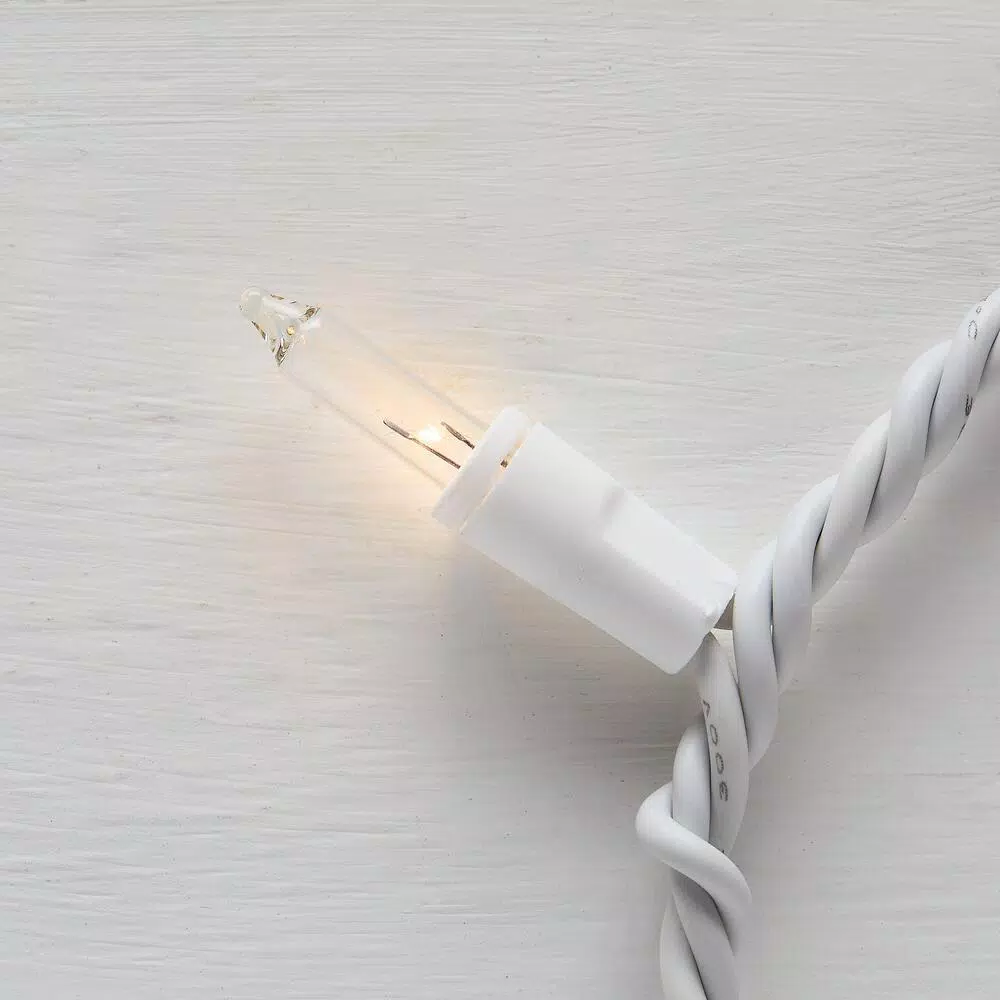 Christmas Lights Home Accents Holiday 150-Light Clear String-to-String White Wire Light Set 4 Christmas Lights Home Accents Holiday 150-Light Clear String-to-String White Wire Light Set - Image 2