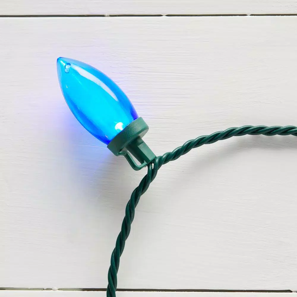 Christmas Lights Home Accents Holiday 100-Light LED Smooth C9 Multi-Spool Super Bright 6 Christmas Lights Home Accents Holiday 100-Light LED Smooth C9 Multi-Spool Super Bright - Image 4