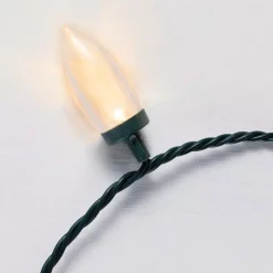 Christmas Lights Home Accents Holiday 100-Light LED Smooth C9 Warm White Spool Super Bright -Home Accents shop home accents holiday christmas string lights ty288 1115 wws a0 1000