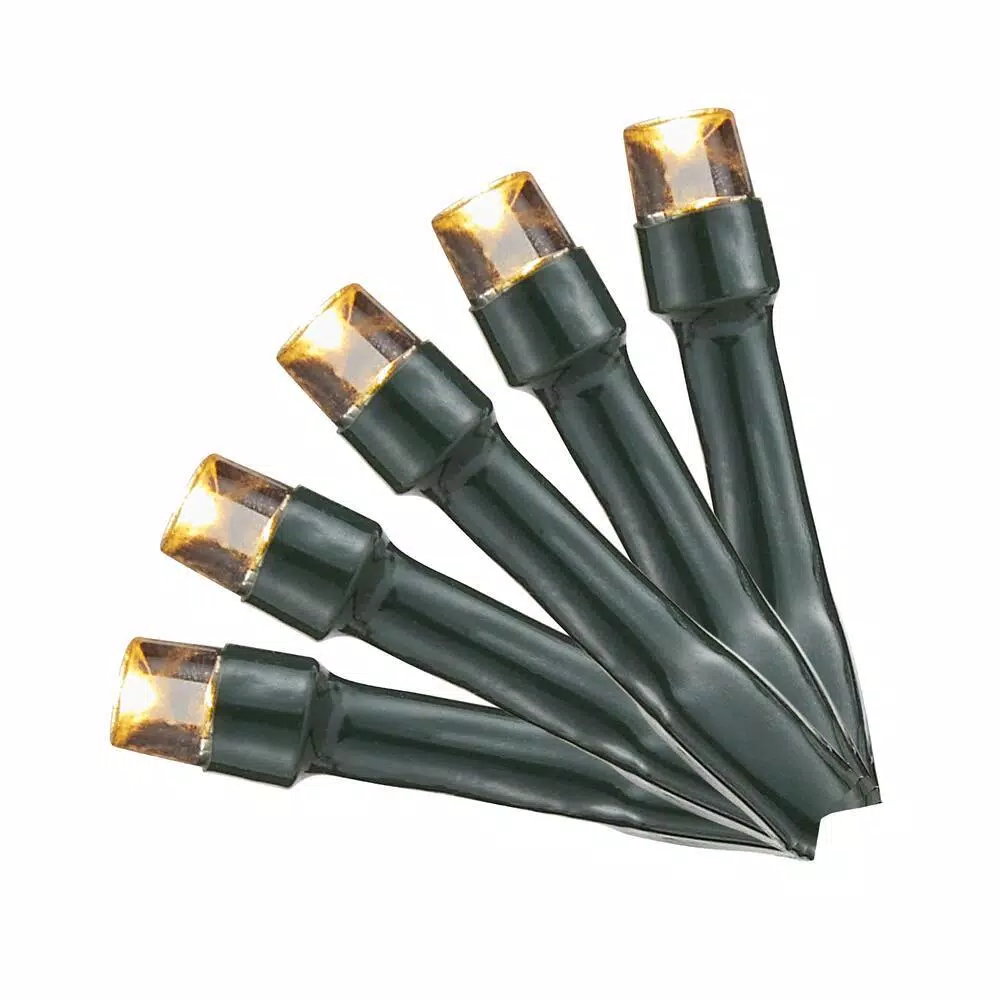 Christmas Lights Home Accents Holiday 26 Ft. 100-Light White LED Battery-Operated Light String With Timer, 8-Functions 3 Christmas Lights Home Accents Holiday 26 Ft. 100-Light White LED Battery-Operated Light String With Timer, 8-Functions