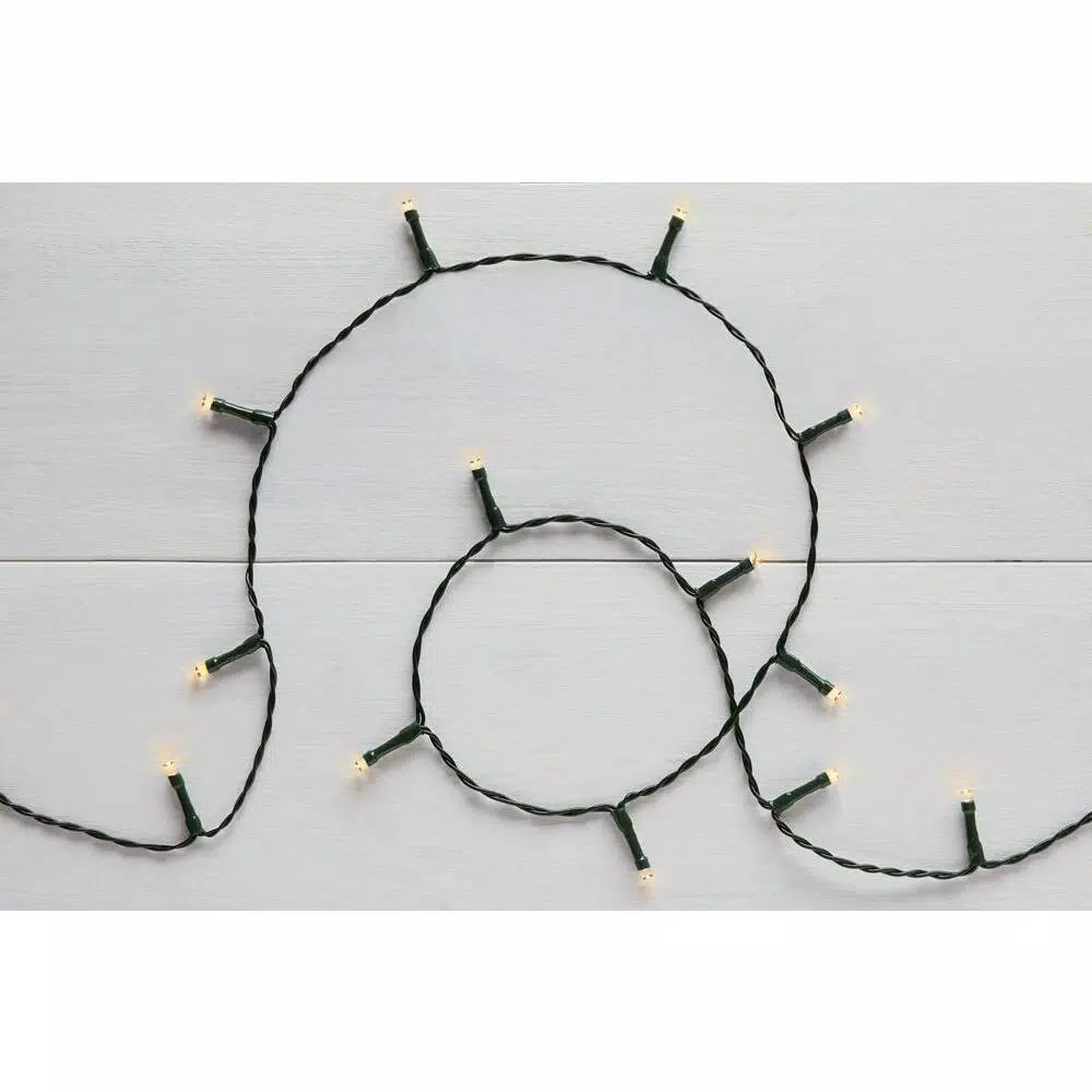 Christmas Lights Home Accents Holiday 26 Ft. 100-Light White LED Battery-Operated Light String With Timer, 8-Functions 4 Christmas Lights Home Accents Holiday 26 Ft. 100-Light White LED Battery-Operated Light String With Timer, 8-Functions - Image 2