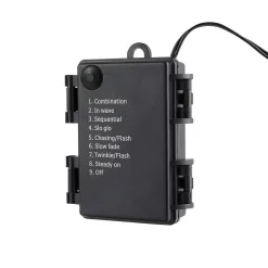 Christmas Lights Home Accents Holiday 26 Ft. 100-Light Multicolor LED Battery-Operated Light String With Timer, 8-Functions -Home Accents shop home accents holiday christmas string lights tyy1809 1815 40 1000