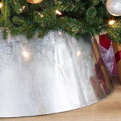 Christmas Tree Decorations Home Accents Holiday 27 In. D Galvanized Metal Christmas Tree Collar 11 Christmas Tree Decorations Home Accents Holiday 27 In. D Galvanized Metal Christmas Tree Collar -Home Accents shop home accents holiday christmas tree skirts collars 4200610 1d 1000