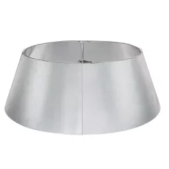 Christmas Tree Decorations Home Accents Holiday 27 In. D Galvanized Metal Christmas Tree Collar