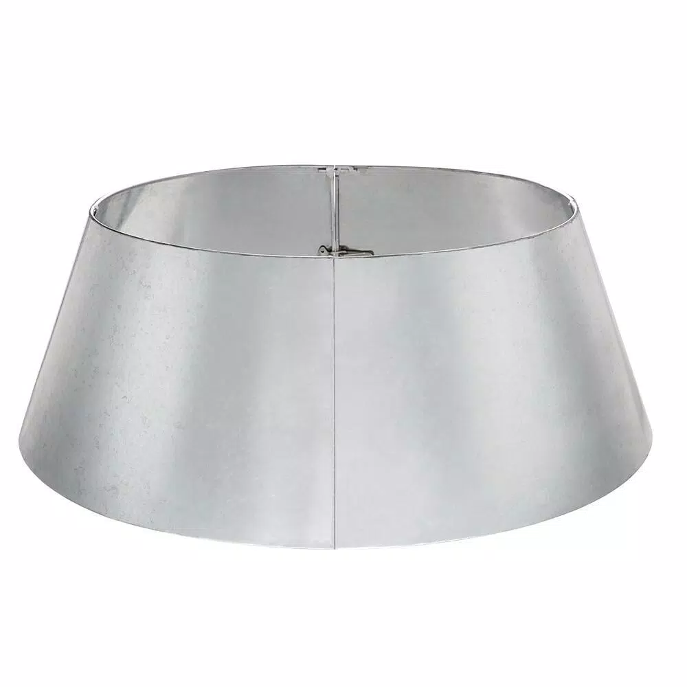 Christmas Tree Decorations Home Accents Holiday 27 In. D Galvanized Metal Christmas Tree Collar 3 Christmas Tree Decorations Home Accents Holiday 27 In. D Galvanized Metal Christmas Tree Collar