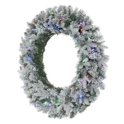 Christmas Greenery Home Accents Holiday 30 In. Starry Light Flocked Pine LED Prelit Wreath With 50-Lights And Timer 9 Christmas Greenery Home Accents Holiday 30 In. Starry Light Flocked Pine LED Prelit Wreath With 50-Lights And Timer -Home Accents shop home accents holiday christmas wreaths 2560120hd 40 1000