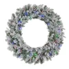 Christmas Greenery Home Accents Holiday 30 In. Starry Light Flocked Pine LED Prelit Wreath With 50-Lights And Timer 1 Christmas Greenery Home Accents Holiday 30 In. Starry Light Flocked Pine LED Prelit Wreath With 50-Lights And Timer -Home Accents shop home accents holiday christmas wreaths 2560120hd 64 1000