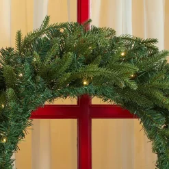 Christmas Greenery Home Accents Holiday 30 In. Mayfield Prelit LED Artificial Christmas Wreath With 35 Warm White Micro Dot Light 12 Christmas Greenery Home Accents Holiday 30 In. Mayfield Prelit LED Artificial Christmas Wreath With 35 Warm White Micro Dot Light -Home Accents shop home accents holiday christmas wreaths seyi010060th1 1d 1000