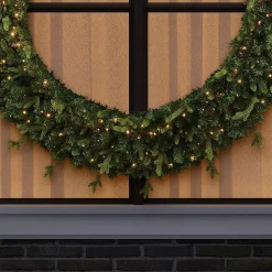 Christmas Greenery Home Accents Holiday 60 In. Jackson Prelit Artificial Wreath With 300-Low Voltage LED Micro Dot Lights 11 Christmas Greenery Home Accents Holiday 60 In. Jackson Prelit Artificial Wreath With 300-Low Voltage LED Micro Dot Lights -Home Accents shop home accents holiday christmas wreaths seyi710009t60 66 1000