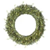 Christmas Greenery Home Accents Holiday 48 In. Jackson Prelit Led Artificial Wreath With 200-Low Voltage LED Micro Dot Lights