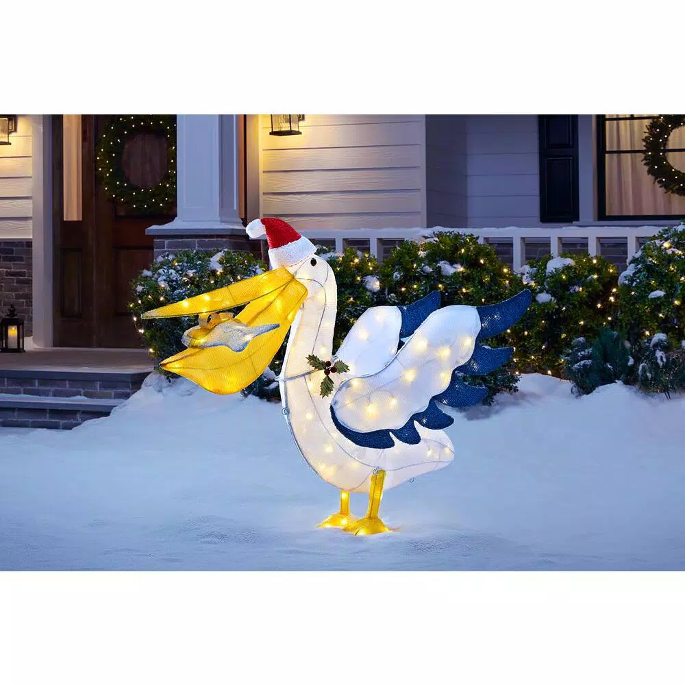 Outdoor Christmas Decorations Home Accents Holiday 3.5 Ft LED Pelican 4 Outdoor Christmas Decorations Home Accents Holiday 3.5 Ft LED Pelican - Image 2