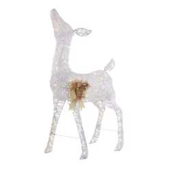 Outdoor Christmas Decorations Home Accents Holiday 4 Ft Warm White 80-Light LED White Deer With Gold Bow 9 Outdoor Christmas Decorations Home Accents Holiday 4 Ft Warm White 80-Light LED White Deer With Gold Bow -Home Accents shop home accents holiday christmas yard decorations ty421 1811 2 40 1000