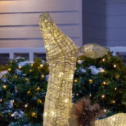 Outdoor Christmas Decorations Home Accents Holiday 4 Ft Warm White 80-Light LED White Deer With Gold Bow 10 Outdoor Christmas Decorations Home Accents Holiday 4 Ft Warm White 80-Light LED White Deer With Gold Bow -Home Accents shop home accents holiday christmas yard decorations ty421 1811 2 a0 1000