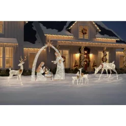 Outdoor Christmas Decorations Home Accents Holiday 3 Ft LED Lighted White Deer And Doe 16 Outdoor Christmas Decorations Home Accents Holiday 3 Ft LED Lighted White Deer And Doe -Home Accents shop home accents holiday christmas yard decorations ty449 1611 2 a0 1000