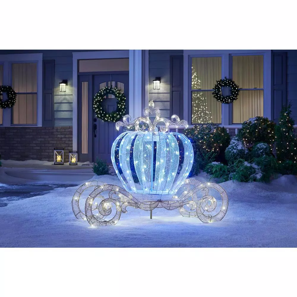 Outdoor Christmas Decorations Home Accents Holiday 4 Ft. LED Twinkling Carriage 5 Outdoor Christmas Decorations Home Accents Holiday 4 Ft. LED Twinkling Carriage - Image 3