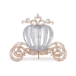 Outdoor Christmas Decorations Home Accents Holiday 4 Ft. LED Twinkling Carriage