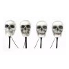 Halloween Lights Home Accents Holiday 14.5 In. LED Scary Skull Pathway Markers With Timer (4-Pack) -Home Accents shop home accents holiday halloween pathway lights 8303 16015 64 1000