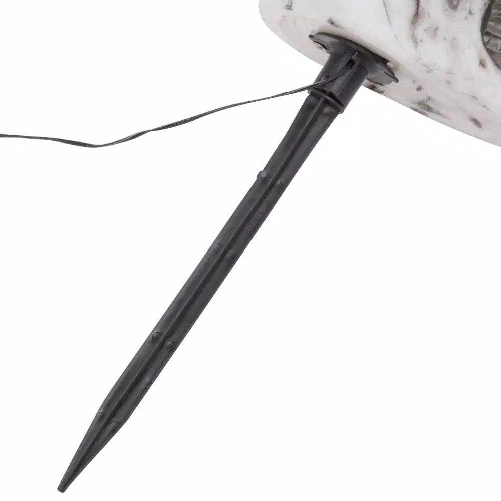 Halloween Lights Home Accents Holiday 14.5 In. LED Scary Skull Pathway Markers With Timer (4-Pack) 6 Halloween Lights Home Accents Holiday 14.5 In. LED Scary Skull Pathway Markers With Timer (4-Pack) - Image 4