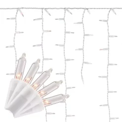 Christmas Lights Home Accents Holiday 300 Light Clear Icicle High Density Plus Heavy Duty String Light (Set Of 2)