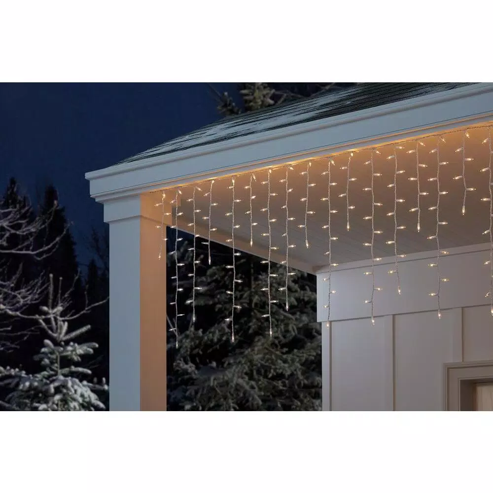 Christmas Lights Home Accents Holiday 300 Light Clear Icicle High Density Plus Heavy Duty String Light (Set Of 2) 4 Christmas Lights Home Accents Holiday 300 Light Clear Icicle High Density Plus Heavy Duty String Light (Set Of 2) - Image 2