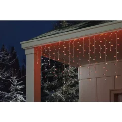 Christmas Lights Home Accents Holiday 300 Light Multi-Color Icicle High Density Plus Heavy Duty String Light -Home Accents shop home accents holiday icicle lights ty 300hdcurmx2 4f 1000