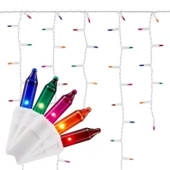 Christmas Lights Home Accents Holiday 300 Light Multi-Color Icicle High Density Plus Heavy Duty String Light