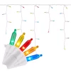 Christmas Lights Home Accents Holiday 300 Light Super Bright Multi-Color LED Smooth Mini Constant On Icicle Light (Set Of 2) -Home Accents shop home accents holiday icicle lights ty627 1715mpp2 64 1000