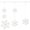 Christmas Lights Home Accents Holiday 64 In. 150-Light Warm White Micro Dot LED Snowflake Icicle Light