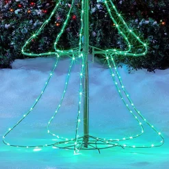 Christmas Trees Home Accents Holiday 6 Ft Green Twinkling Mini LED Tube Silhouette Tree 9 Christmas Trees Home Accents Holiday 6 Ft Green Twinkling Mini LED Tube Silhouette Tree -Home Accents shop home accents holiday outdoor christmas trees pntgr72245mrl g a0 1000