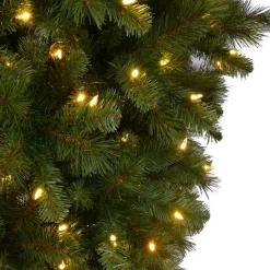 Christmas Trees Home Accents Holiday 7 Ft Wesley Upside Down Long Needle Pine LED Pre-Lit Artificial Christmas Tree With 420 SureBright Color Changing Lights -Home Accents shop home accents holiday pre lit christmas trees tg70m3w89d07 1d 1000