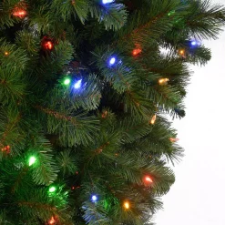 Christmas Trees Home Accents Holiday 7 Ft Wesley Upside Down Long Needle Pine LED Pre-Lit Artificial Christmas Tree With 420 SureBright Color Changing Lights -Home Accents shop home accents holiday pre lit christmas trees tg70m3w89d07 c3 1000