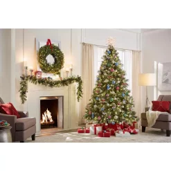 Christmas Trees Home Accents Holiday 7.5 Ft Sparkling Amelia Pine LED Pre-Lit Artificial Christmas Tree With Warm White Lights -Home Accents shop home accents holiday pre lit christmas trees tg76m3acdl19 1f 1000