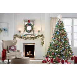 Christmas Trees Home Accents Holiday 7.5 Ft Sparkling Amelia Pine LED Pre-Lit Artificial Christmas Tree With Warm White Lights -Home Accents shop home accents holiday pre lit christmas trees tg76m3acdl19 a0 1000