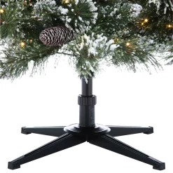 Christmas Trees Home Accents Holiday 7.5 Ft Sparkling Amelia Pine LED Pre-Lit Artificial Christmas Tree With Warm White Lights -Home Accents shop home accents holiday pre lit christmas trees tg76m3acdl19 d4 1000