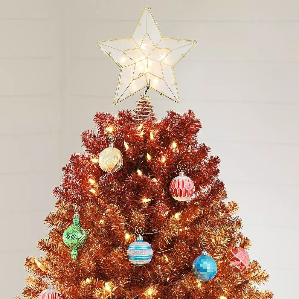 Christmas Trees Home Accents Holiday 7.5 Ft. Rainbow Color Pine LED Pre-Lit Artificial Christmas Tree With 500 SureBright Warm White Lights 6 Christmas Trees Home Accents Holiday 7.5 Ft. Rainbow Color Pine LED Pre-Lit Artificial Christmas Tree With 500 SureBright Warm White Lights - Image 4
