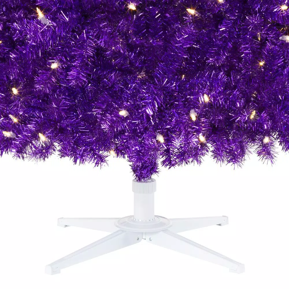 Christmas Trees Home Accents Holiday 7.5 Ft. Rainbow Color Pine LED Pre-Lit Artificial Christmas Tree With 500 SureBright Warm White Lights 4 Christmas Trees Home Accents Holiday 7.5 Ft. Rainbow Color Pine LED Pre-Lit Artificial Christmas Tree With 500 SureBright Warm White Lights - Image 2