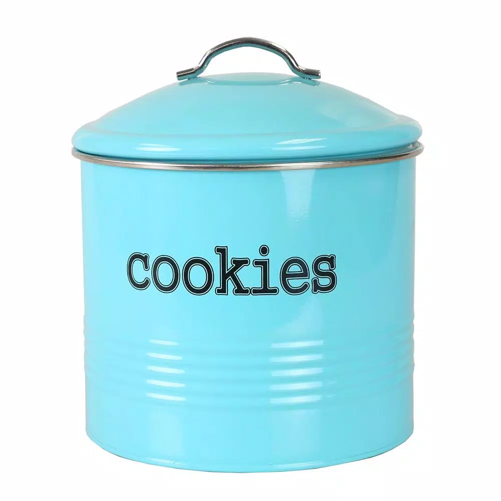 Countertop Storage Home Basics Tin Cookie Jar 3 Countertop Storage Home Basics Tin Cookie Jar