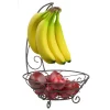 Countertop Storage Home Basics Bronze Fruit Basket With Banana Tree -Home Accents shop home basics fruit baskets fb44059 64 1000