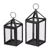 Candle Holders Home Decorators Collection Home Decorators Collection Black Powder Coated Metal Candle Hanging Or Tabletop Lantern (Set Of 2) -Home Accents shop home decorators collection candle holders dc14 9465ab 64 1000