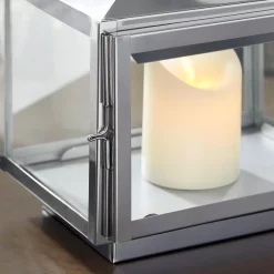 Candle Holders Home Decorators Collection Home Decorators Collection Silver Stainless Steel Candle Hanging Or Tabletop Lantern (Set Of 2) -Home Accents shop home decorators collection candle holders dc18 44998 ab a0 1000