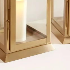 Candle Holders Home Decorators Collection Home Decorators Collection Gold Stainless Steel Candle Hanging Or Tabletop Lantern (Set Of 2) -Home Accents shop home decorators collection candle holders dc18 69990ab a0 1000