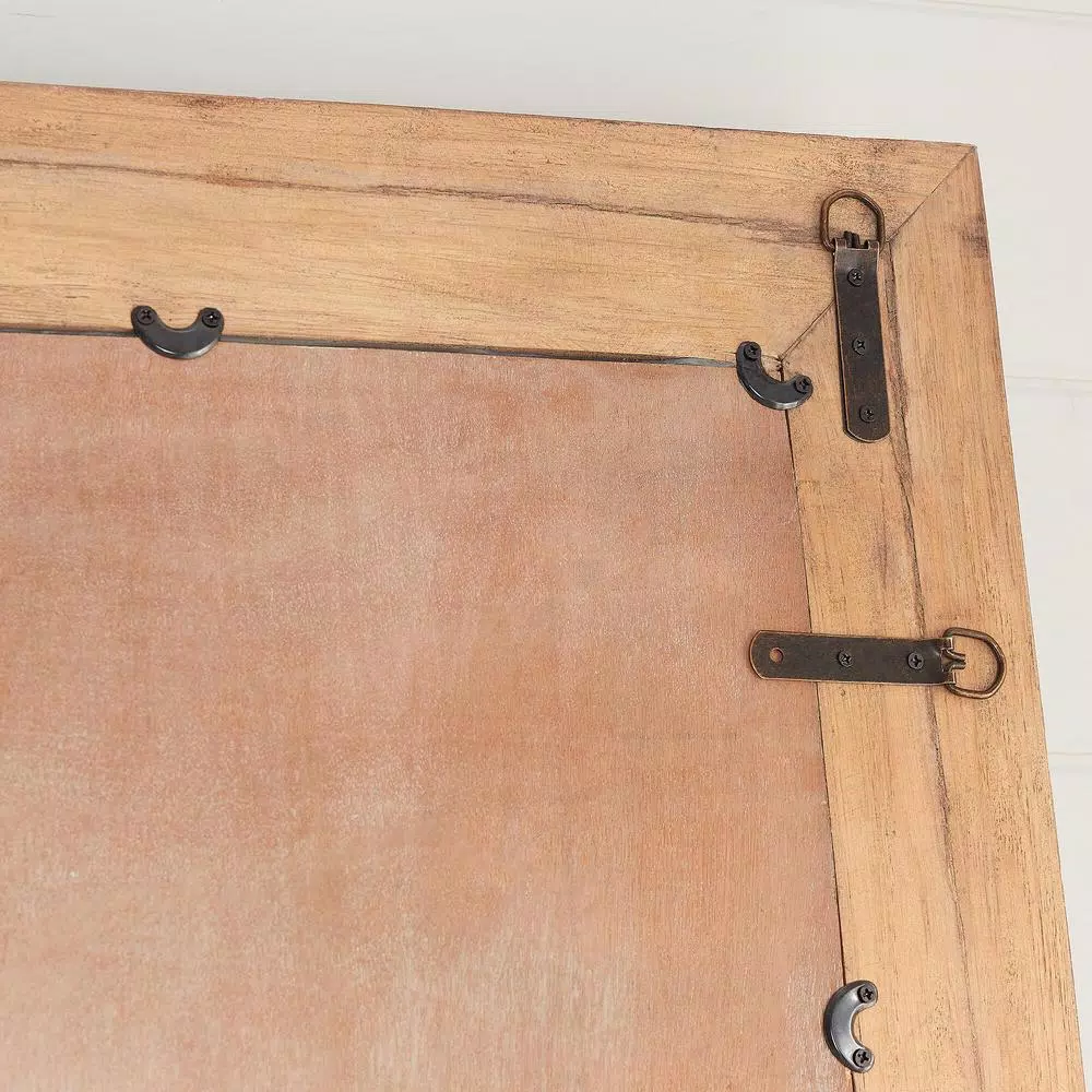 Floor Mirrors Home Decorators Collection Oversized Brown Wood Frame Classic Floor Mirror (76 In. H X 31 In. W) 6 Floor Mirrors Home Decorators Collection Oversized Brown Wood Frame Classic Floor Mirror (76 In. H X 31 In. W) - Image 4