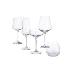 Drinkware Home Decorators Collection Genoa 11.25 Oz. Lead-Free Crystal Coupe Cocktail Glasses (Set Of 4) -Home Accents shop home decorators collection margarita glasses 255420 77 1000